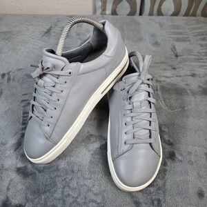 Birkenstock Men's Light Gray Leather Sneakers